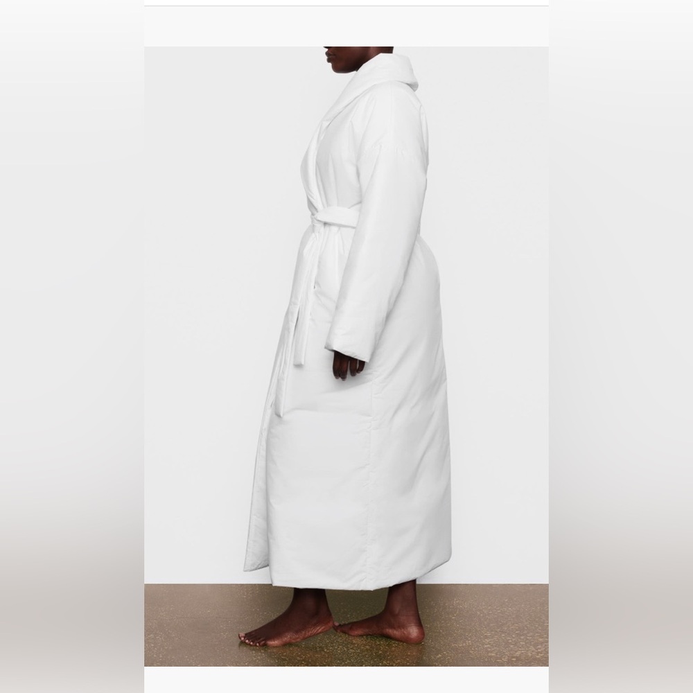 SOLD SKIMS COTTON DUVET ROBE, Size XXS, $475 - Picture 10 of 14